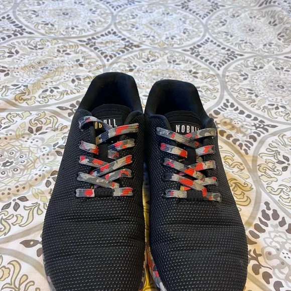 Black No-Bull with Red/Gray/Black soles. - Picture 2 of 4